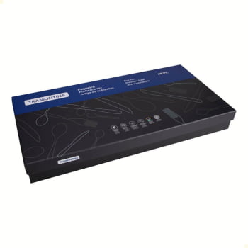 Faqueiro Tramontina Italy Aço Inox Facas para Churrasco Forjadas 6mm Alto Brilho 48 Peças 66932144