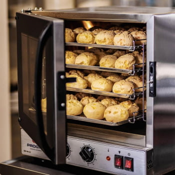 Forno Elétrico Progás Turbo Fast Oven Vermelho 4 Esteiras PRP-004 G2 220V P37639