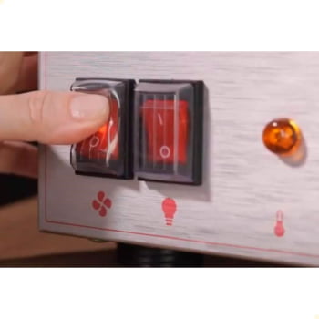 Forno Elétrico Progás Turbo Fast Oven Vermelho 4 Esteiras PRP-004 G2 220V P37639