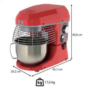 Batedeira Planetária Eletrônica Braesi BPEL-05 Premium 5 Litros 220V B14085
