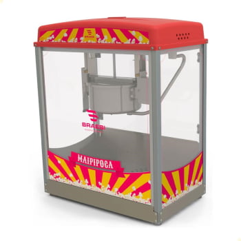 Máquina de Pipoca Pipoqueira Braesi Elétrica Aço Inox BMP-150 127V B5802