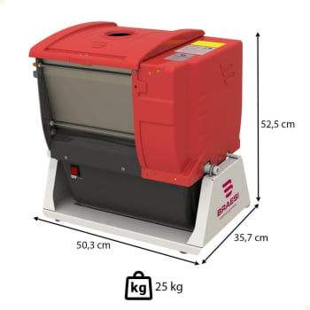 Amassadeira Semirrápida Braesi 5 a 7 Kg ALI-05 Bivolt B8180