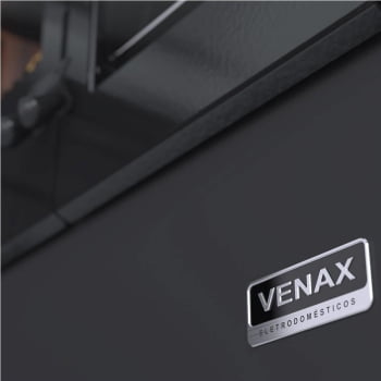 Fogão a Lenha Venax Nº1 Le Corbusier Preto Chapa Vitrocerâmica 27584