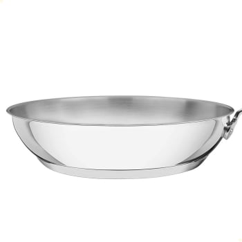 Frigideira Tramontina Solar Silicone Rasa Em Inox Com Fundo Triplo 28 cm 3,2 L 62135280
