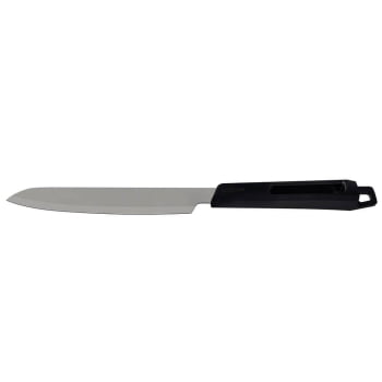 Faca Trinchante Tramontina Churrasco Black Lâmina Aço Inox e Cabo de Polipropileno Preto 8" 26590108