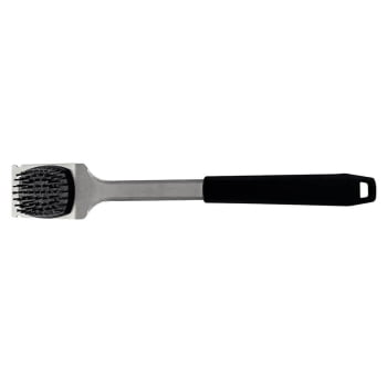 Escova para Grelhas Tramontina Churrasco Black Aço Inox e Cabo Polipropileno Preto Raspador 26594100