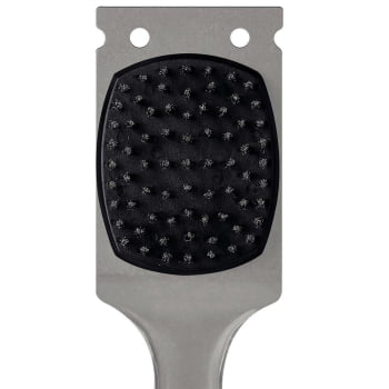 Escova para Grelhas Tramontina Churrasco Black Aço Inox e Cabo Polipropileno Preto Raspador 26594100