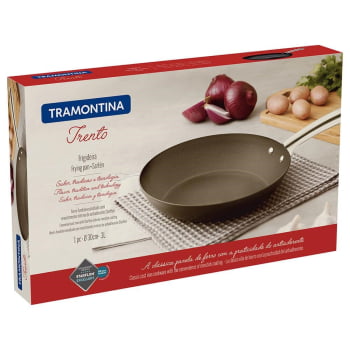 Frigideira Tramontina Trento 30cm 3L Ferro Fundido Esm. e Rev. Antiad. Starflon Excellent 20836030