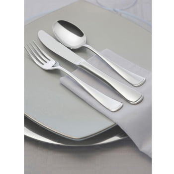 Faqueiro Tramontina Mônaco em Aço Inox Facas de Mesa Forjadas 6mm Acab. Alto Brilho 101 Pçs 66917217