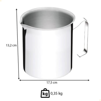 Caneca Fervedor Allegra Tramontina em Aço Inoxidável 1,5 Litros - 61109121