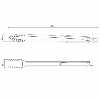 Kit Churrasco Black 5 Peças Faca + Garfo + Espátula + Pegador + Escova