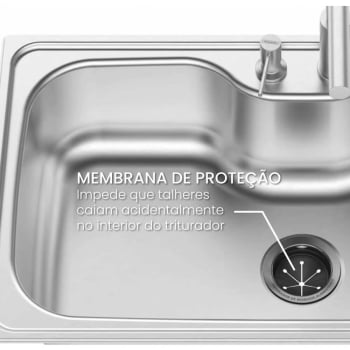 Triturador de Resíduos Tramontina 0,75 HP 220V para Cubas ou Pias Válvula de 4 1/2" 94522003