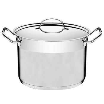 Caldeirão Tramontina Professional 24 cm 7,8 L Aço Inox Fundo Triplo Tampa Plana Satinado 62625240 Caldeirão Tramontina Professional 24 cm 7,8 L Aço Inox Fundo Triplo Tampa Plana Satinado 62625240