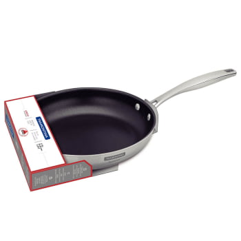 Frigideira Tramontina Grano 20 cm 1,2 L Aço Inox com Corpo Triplo Rev. Interno Antiaderente 62155207