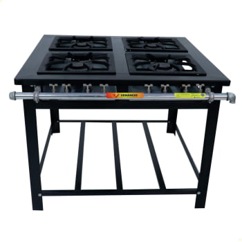Fogão Industrial Venâncio Maxi 4 Queimadores Duplos M4 15176