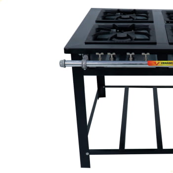 Fogão Industrial Venâncio Maxi 4 Queimadores Duplos M4 15176