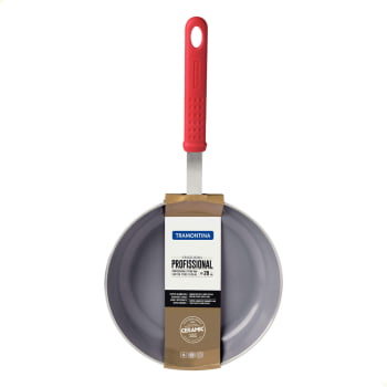 Frigideira Tramontina Profissional 28cm 3,1L Alumínio Rev.Interno Cerâmico c/ Cabo Silicone 20885028