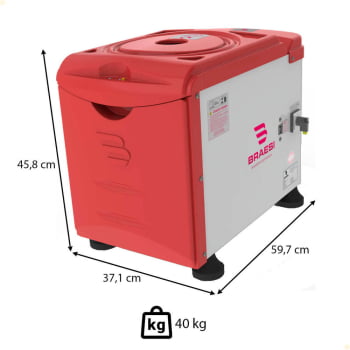 Amassadeira Rápida Braesi Profissional Padaria 5 Kg Bivolt 1CV AR-50 B8354