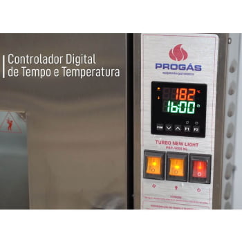 Forno Turbo Industrial Progás A Gás PRP-5000 NL New Light Com Vapor Bivolt