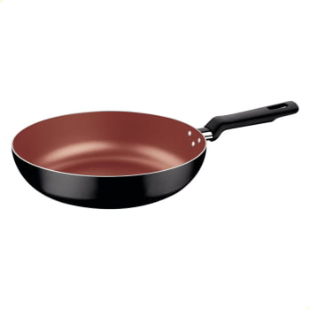 Frigideira Funda Tramontina Loreto 24cm 2,2L Alumínio com Rev. Interno Antiad Starflon Max 27815422 Frigideira Funda Tramontina Loreto 24cm 2,2L Alumínio com Rev. Interno Antiad Starflon Max 27815422