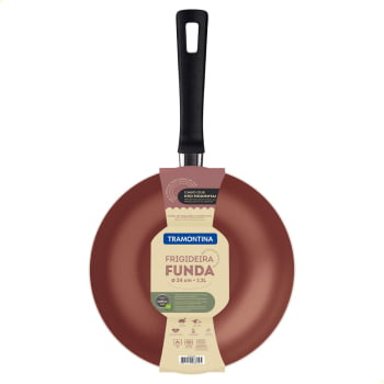 Frigideira Funda Tramontina Loreto 24cm 2,2L Alumínio com Rev. Interno Antiad Starflon Max 27815422