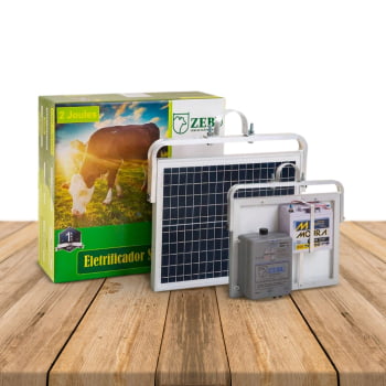 Kit Cerca Elétrica Solar Zebu ZS50I BI Bateria Integrada 33766