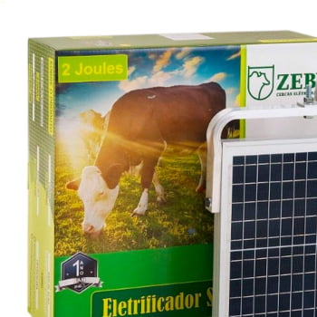 Kit Cerca Elétrica Solar Zebu ZS50I BI Bateria Integrada 33766