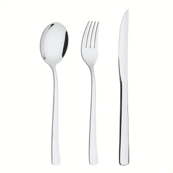 Faqueiro Tramontina Berlin 36 Peças Aço Inox Facas Churrasco Forjadas Acabamento Alt Brilho 66934134