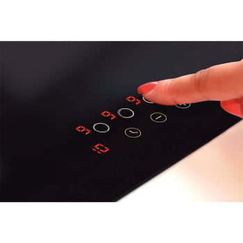 Cooktop Elétrico Tramontina New Square 4EV 60 Vitrocerâmico 4 Bocas e Comando Touch 220v 94747022