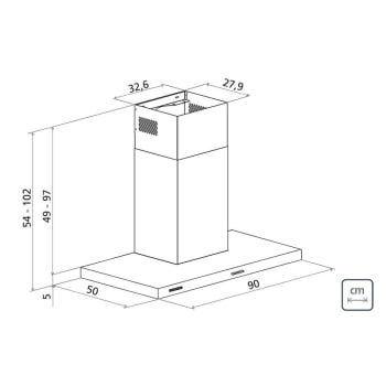 Coifa de Parede Tramontina 90cm Dritta White 90 Aço Inox com Pintura Automotiva Branca 220V 95800034