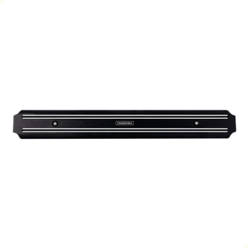 Barra Magnética para Facas Tramontina Plenus em Polipropileno e Aço Inox 38 cm 26464111 Barra Magnética para Facas Tramontina Plenus em Polipropileno e Aço Inox 38 cm 26464111