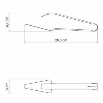 Kit 6 Pegadores para Pizza Tramontina Utility em Aço Inox 63800862X6