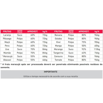 Despolpadeira de Frutas Braesi 60L DES-60 G2 2PN Industrial Bivolt 1/2CV 60HZ B14154