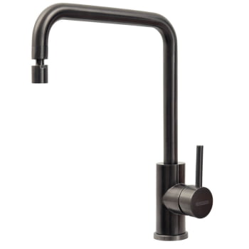 Misturador Monocomando Tramontina Angolare em Aço Inox Black com Bica Articulada em PVD 94520512