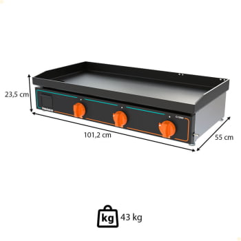 Chapa Bifeteira Deguste Luxo New Venâncio 100 Cm A Gás GLP C100N 63400