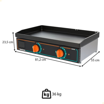 Chapa Bifeteira Deguste Luxo New Venâncio 80 Cm Elétrica 220V CE80N 78423