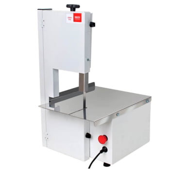 Serra Fita 1,54 mts Malta Branca Mesa Inox Motor 1/3 CV Bivolt 3101048