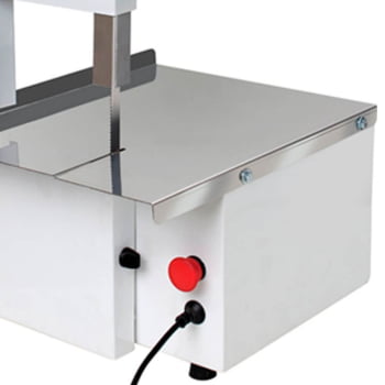 Serra Fita 1,54 mts Malta Branca Mesa Inox Motor 1/3 CV Bivolt 3101048