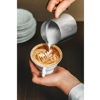 Caneca Leiteira para Barista Tramontina em Aço Inox 8 cm 440 ml 61437080