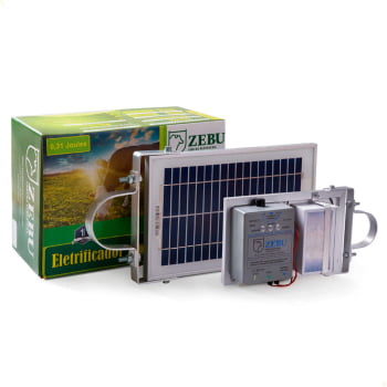 Kit Cerca Eletrica Solar Zebu com uma Bateria 7 Amperes Zebu ZS20BI 33758 Kit Cerca Eletrica Solar Zebu com uma Bateria 7 Amperes Zebu ZS20BI 33758