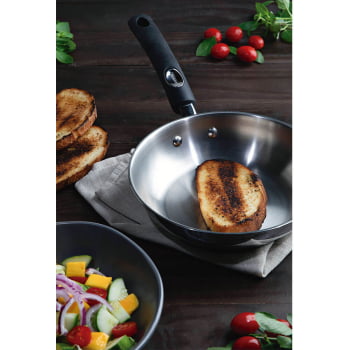 Jogo de Panelas Tramontina Solar Silicone em Aço Inox 4 Peças 65120030