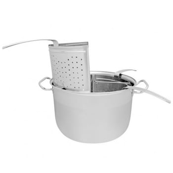 Cozi-Pasta Tramontina Professional em Aço Inox com 4 Divisórias 30 cm 13,5 L 65620411