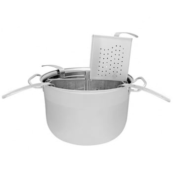 Cozi-Pasta Tramontina Professional em Aço Inox com 4 Divisórias 30 cm 13,5 L 65620411