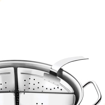 Cozi-Pasta Tramontina Professional em Aço Inox com 4 Divisórias 30 cm 13,5 L 65620411