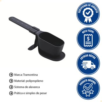 Colher Balança Dosadora para Café Tramontina em Polipropileno 61101100