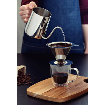 Filtro Coador de Café Reutilizável Tramontina em Aço Inox 61760000