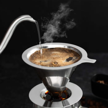 Filtro Coador de Café Reutilizável Tramontina em Aço Inox 61760000