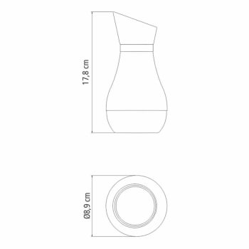 Galheteiro Tramontina em Vidro com Aço Inox Realce 0,39 L 61119110