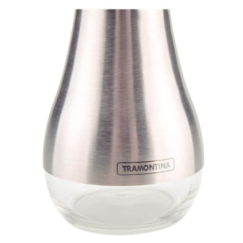 Galheteiro Tramontina em Vidro com Aço Inox Realce 0,39 L 61119110