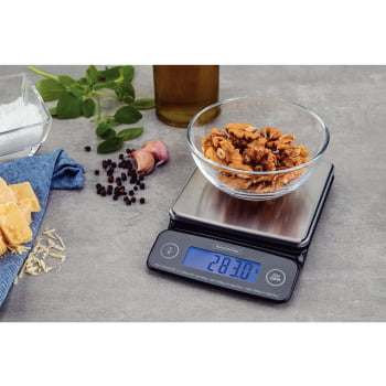 Balança Digital de Alta Precisão para Cozinha Tramontina Adatto com Base em Aço Inox 61101050